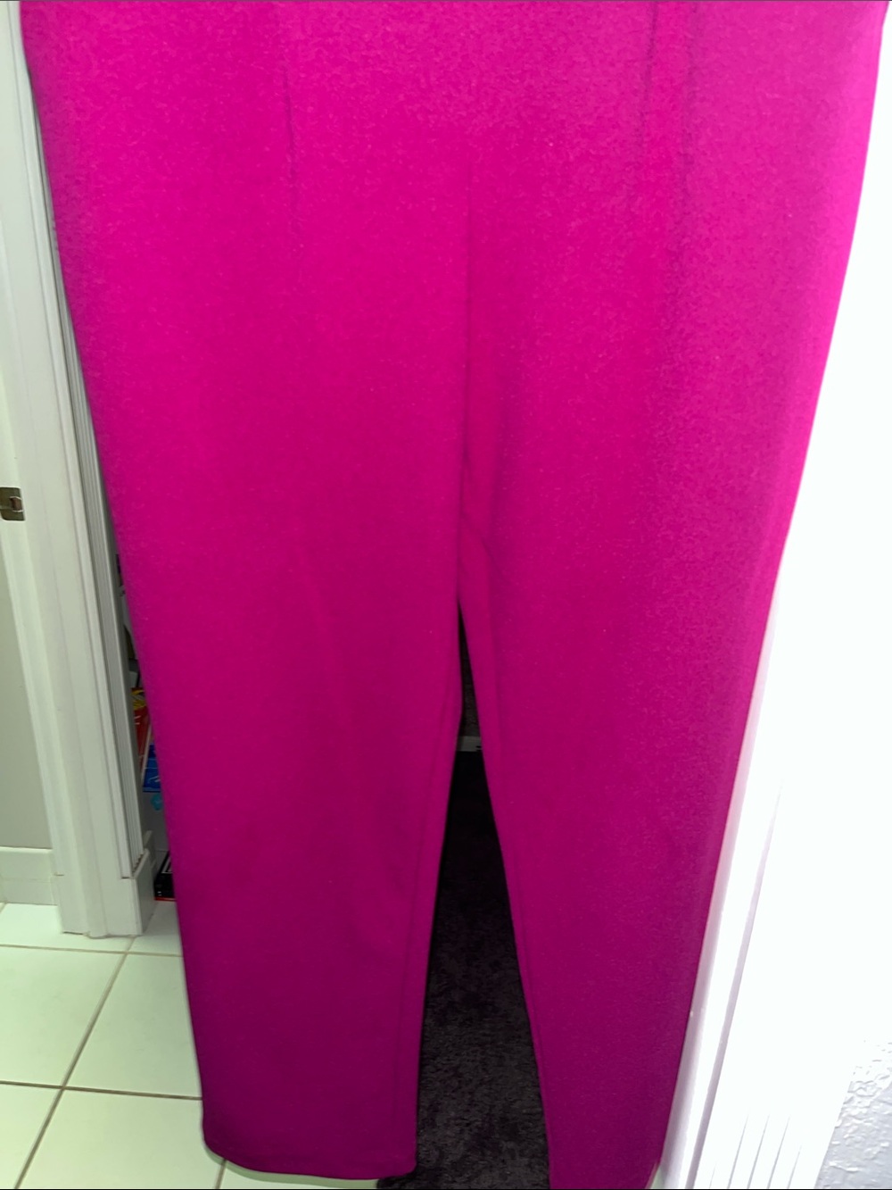 Strapless jumpsuit Fuchsia - Picture 4 of 6